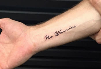 Tatuajes De Letras En El Antebrazo Para Hombres