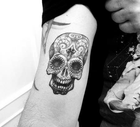 Calavera Mexicana Tatuaje Hombre