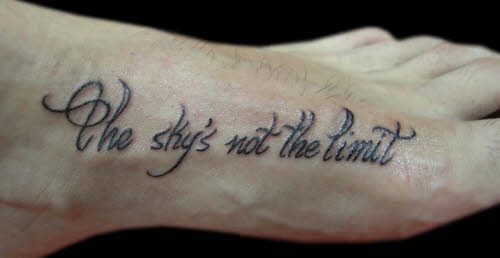 Tatuajes En Los Pies Frases